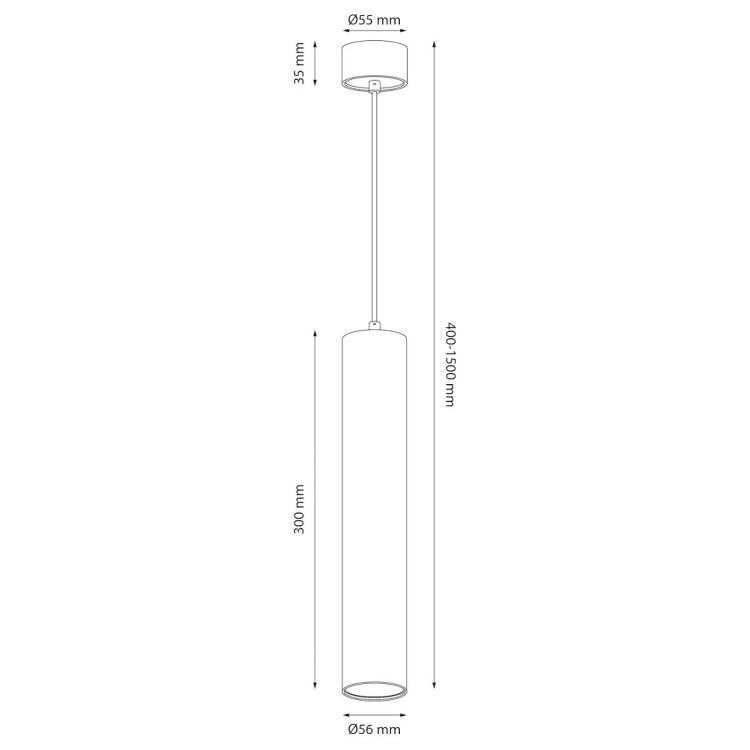 Lampa wisząca GENESIS BLACK GOLD 1xGU10 ML2439 Milagro
