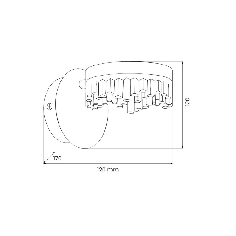 Kinkiet PRECIOSA 4W LED ML2409 Milagro