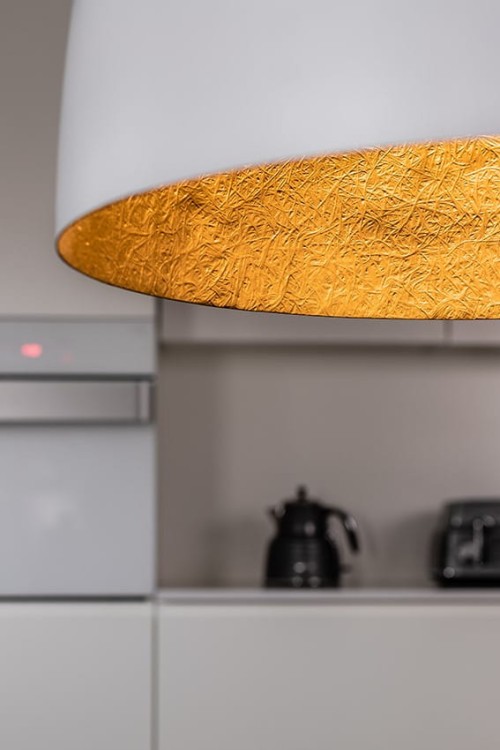 Lampa sufitowa wisząca Industrialna Loft EGG WHITE/COPPER XL 10325 NOWODVORSKI Lighting 7xE27 75cm oświetleniowa żyrandol nowoczesna do Kuchni Jadalni nad stół blat wyspę biało-miedziana biała miedź zwis Inspiracje Premium