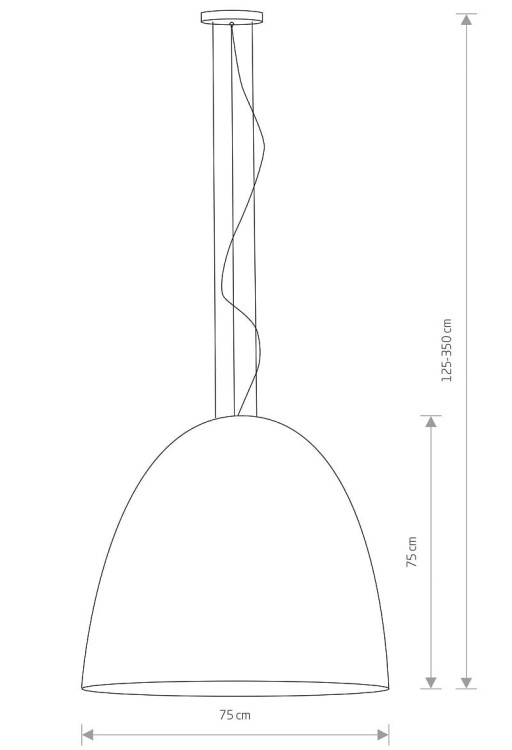 Lampa sufitowa wisząca Industrialna Loft EGG WHITE/COPPER XL 10325 NOWODVORSKI Lighting 7xE27 75cm oświetleniowa żyrandol nowoczesna do Kuchni Jadalni nad stół blat wyspę biało-miedziana biała miedź zwis Inspiracje Premium