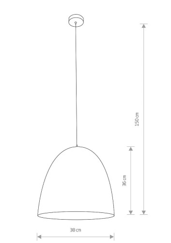 Lampa sufitowa wisząca Industrialna Loft EGG BLACK/COPPER M 10318 NOWODVORSKI Lighting E27 x1 38cm oświetleniowa żyrandol nowoczesna do Kuchni Jadalni nad stół blat wyspę czarno-miedziana czarna miedź zwis Inspiracje Premium