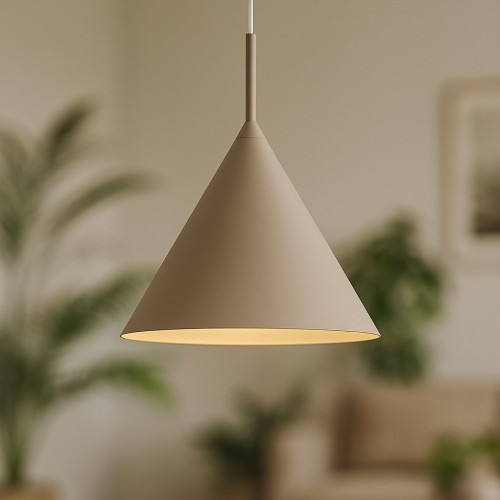 Lampa wisząca CAPITAL TAUPE Ø32cm 1xGX53 MLP2469 Milagro