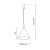 Lampa wisząca CAPITAL TAUPE Ø32cm 1xGX53 MLP2469 Milagro