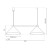Lampa wisząca CAPITAL TAUPE 2xGX53 MLP2472 Milagro