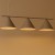 Lampa wisząca CAPITAL TAUPE 3xGX53 MLP2473 Milagro