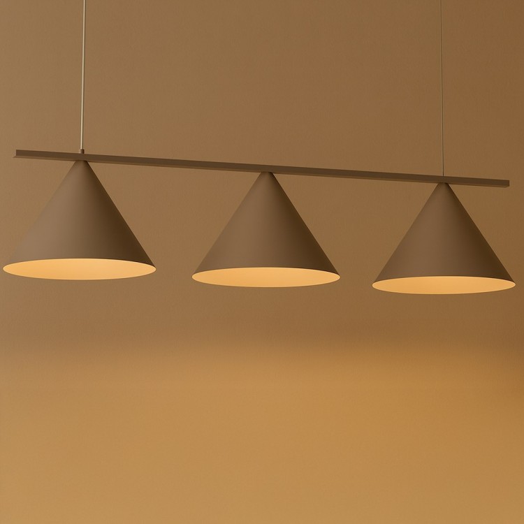 Lampa wisząca CAPITAL TAUPE 3xGX53 MLP2473 Milagro
