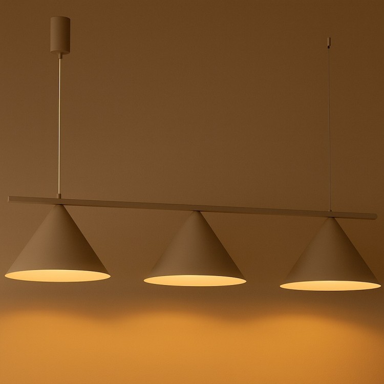 Lampa wisząca CAPITAL TAUPE 3xGX53 MLP2473 Milagro