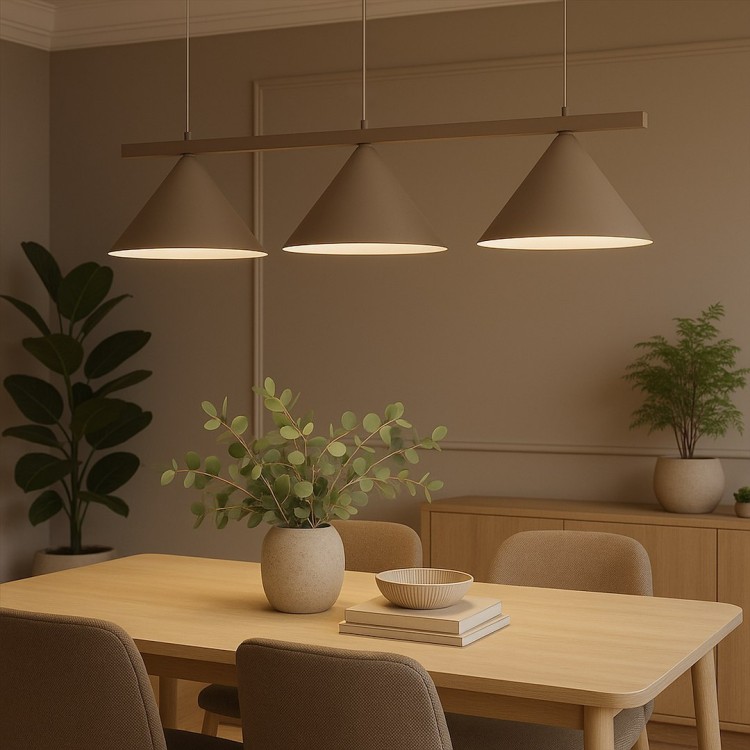 Lampa wisząca CAPITAL TAUPE 3xGX53 MLP2473 Milagro