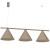 Lampa wisząca CAPITAL TAUPE 3xGX53 MLP2473 Milagro