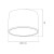Lampa sufitowa Dixie 1xGX53 Kaszmir MLP2478 Milagro