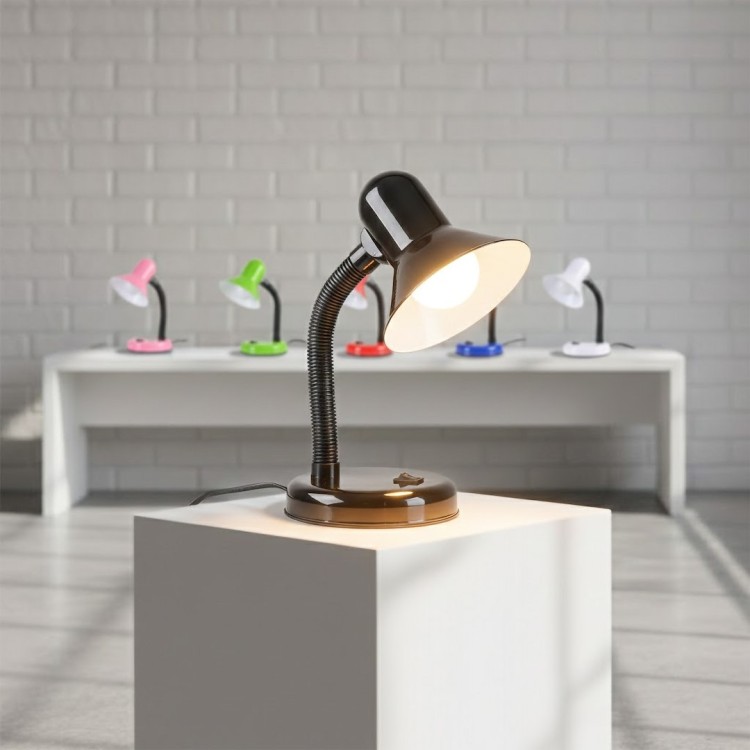Lampka biurkowa Mentor Czarny 1xE27 ML2570 Milagro