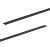 Przesłona Prosta Magnetic Track 20mm L200cm Czarny ML2846 Milagro