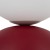 MIKI BURGUND Lampka nocna 1XG9 16216 TK Lighting Czerwony Biały