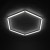 Panel LED HONEY COMB 42W 18268 TK Lighting plaster miodu HEXAGON konfigurowalny 6500K barwa zimna sufitowa ścienna