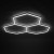 Panel LED HONEY COMB 42W 18268 TK Lighting plaster miodu HEXAGON konfigurowalny 6500K barwa zimna sufitowa ścienna