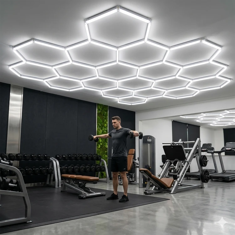 Panel LED HONEY COMB 42W 18268 TK Lighting plaster miodu HEXAGON konfigurowalny 6500K barwa zimna sufitowa ścienna