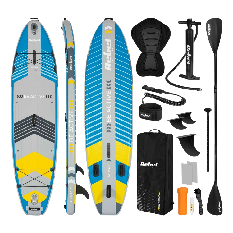 Deska SUP REBEL ACTIVE PRO RBA-4518 - niebieska RBA-4518-BL