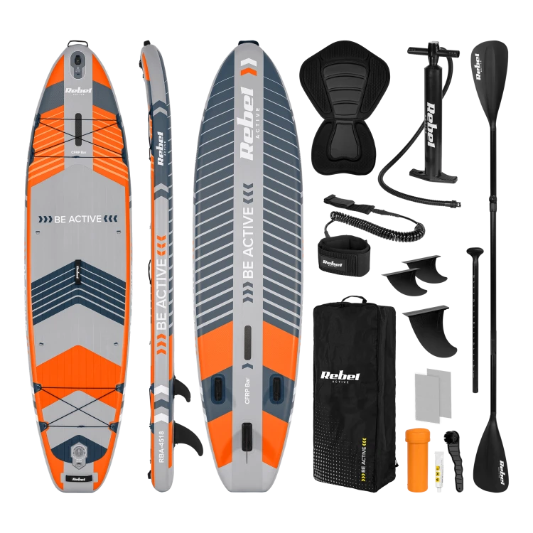 Deska SUP REBEL ACTIVE PRO RBA-4518 - pomarańczowa RBA-4518-OR