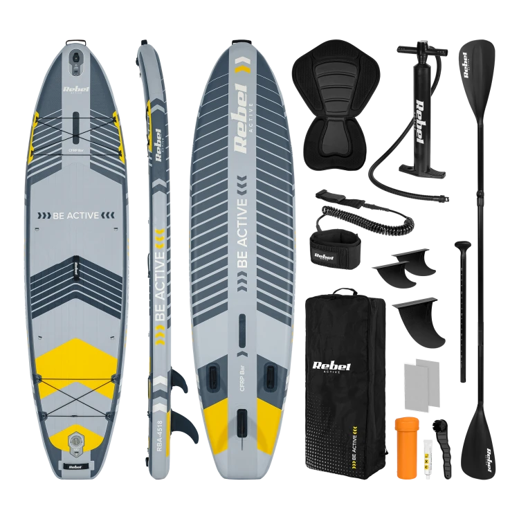 Deska SUP REBEL ACTIVE PRO RBA-4518 - szara RBA-4518-G