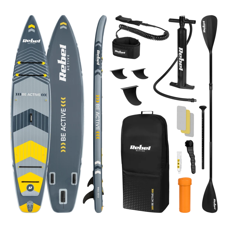 Deska SUP REBEL ACTIVE PRO Touring, 381x81x15, zestaw RBA-4512