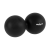 Duoball podwójna piłka do masażu 6.2cm, kolor czarny, materiał silikon, REBEL ACTIVE RBA-3058