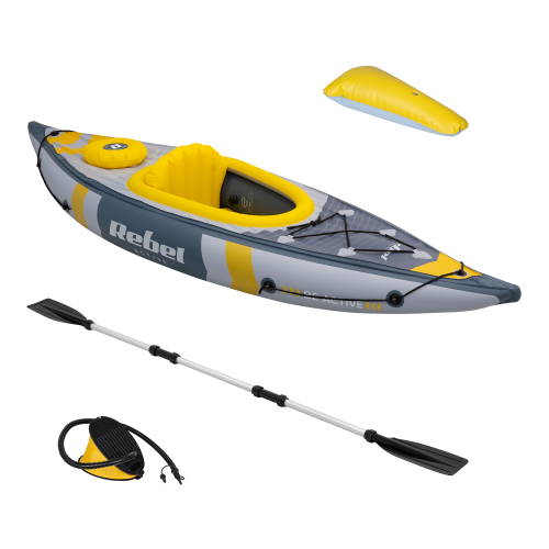 Kajak REBEL ACTIVE pompowany 282x90x43, zestaw RBA-4515