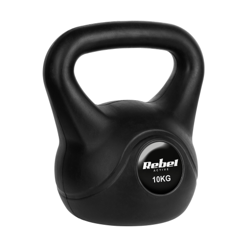 Kettlebell bitumiczny 10 kg REBEL ACTIVE RBA-2315