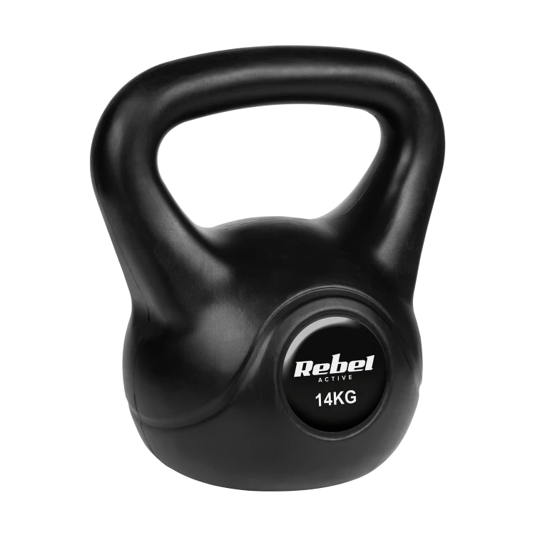Kettlebell bitumiczny 14 kg REBEL ACTIVE RBA-2317