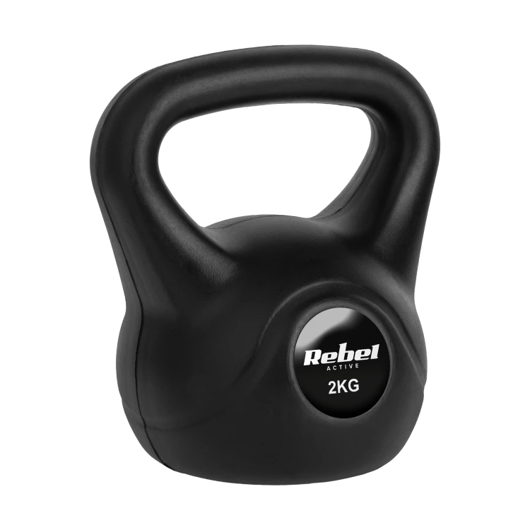 Kettlebell bitumiczny 2 kg REBEL ACTIVE RBA-2311