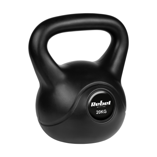 Kettlebell bitumiczny 20 kg REBEL ACTIVE RBA-2320