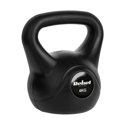 Kettlebell bitumiczny 4 kg REBEL ACTIVE RBA-2312