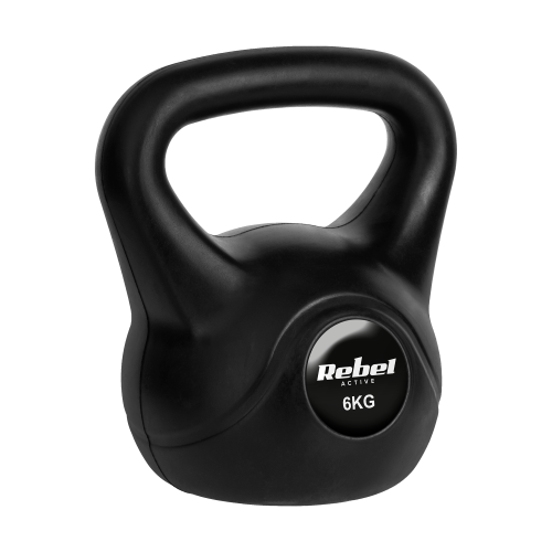 Kettlebell bitumiczny 6 kg REBEL ACTIVE RBA-2313