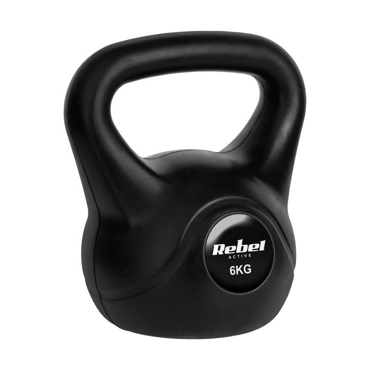 Kettlebell bitumiczny 6 kg REBEL ACTIVE RBA-2313