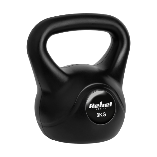 Kettlebell bitumiczny 8 kg REBEL ACTIVE RBA-2314