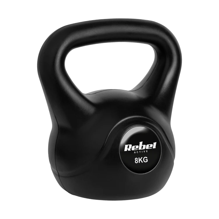Kettlebell bitumiczny 8 kg REBEL ACTIVE RBA-2314