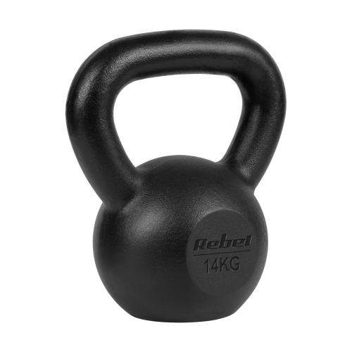 Kettlebell żeliwny 14kg, REBEL ACTIVE RBA-2323-14