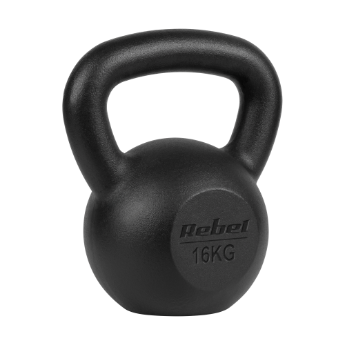Kettlebell żeliwny 16kg, REBEL ACTIVE RBA-2323-16