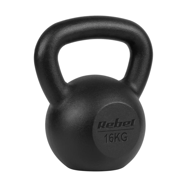 Kettlebell żeliwny 16kg, REBEL ACTIVE RBA-2323-16