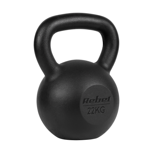 Kettlebell żeliwny 22kg, REBEL ACTIVE RBA-2323-22