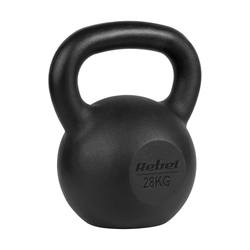 Kettlebell żeliwny 28kg, REBEL ACTIVE RBA-2323-28
