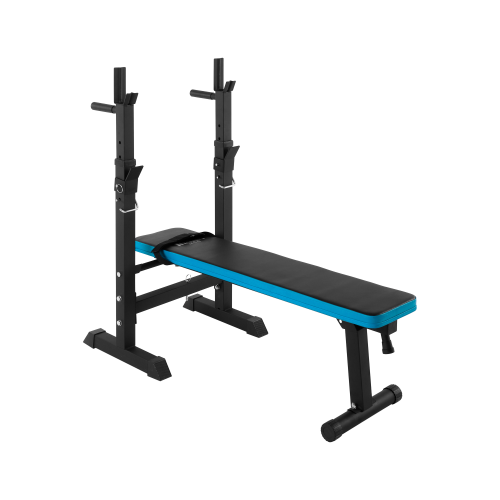Ławka treningowa prosta regulowana ze stojakami REBEL ACTIVE RBA-2006