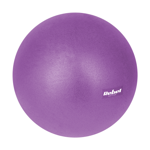 Mini piłka gimnastyczna do pilates rehabilitacyjna 25cm, kolor fioletowy, REBEL ACTIVE RBA-3103-PU