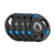Obciążenie żeliwne olimpijskie gumowane zestaw 4x2.5kg, otwór 51mm, REBEL ACTIVE RBA-2108