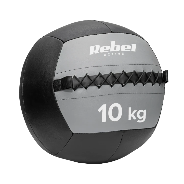 Piłka lekarska do ćwiczeń 10 kg REBEL ACTIVE RBA-3107-10