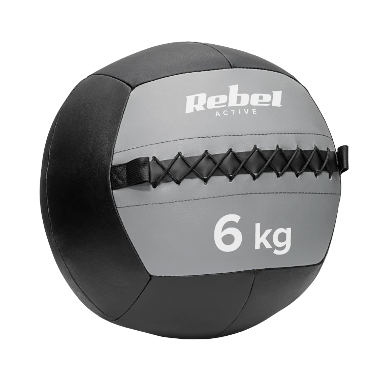 Piłka lekarska do ćwiczeń 6 kg REBEL ACTIVE RBA-3107-6