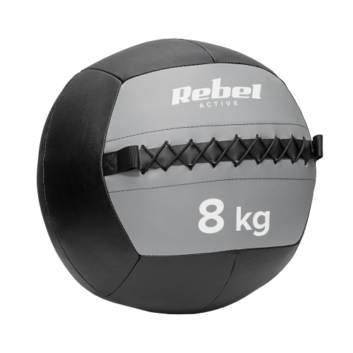 Piłka lekarska do ćwiczeń 8 kg REBEL ACTIVE RBA-3107-8
