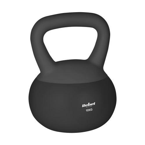 Soft Kettlebell miękki winylowy 10kg  REBEL ACTIVE RBA-2333-10
