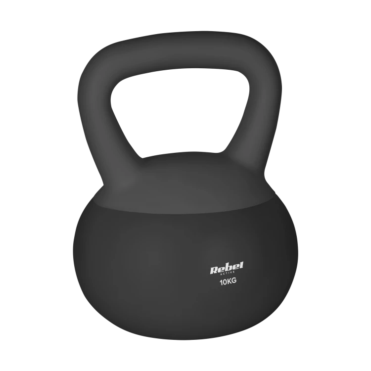 Soft Kettlebell miękki winylowy 10kg  REBEL ACTIVE RBA-2333-10