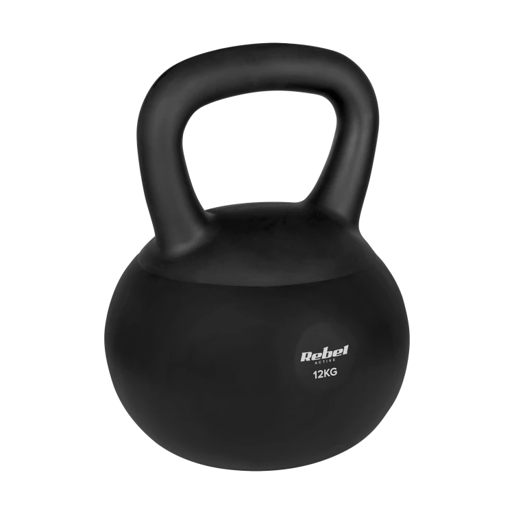 Soft Kettlebell miękki winylowy 12kg  REBEL ACTIVE RBA-2333-12