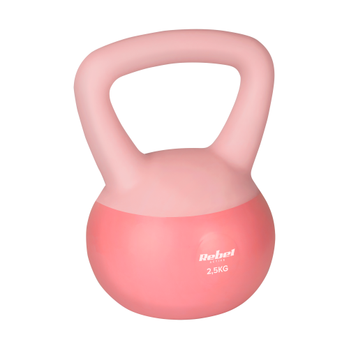 Soft Kettlebell miękki winylowy 2.5kg  REBEL ACTIVE RBA-2333-02.5